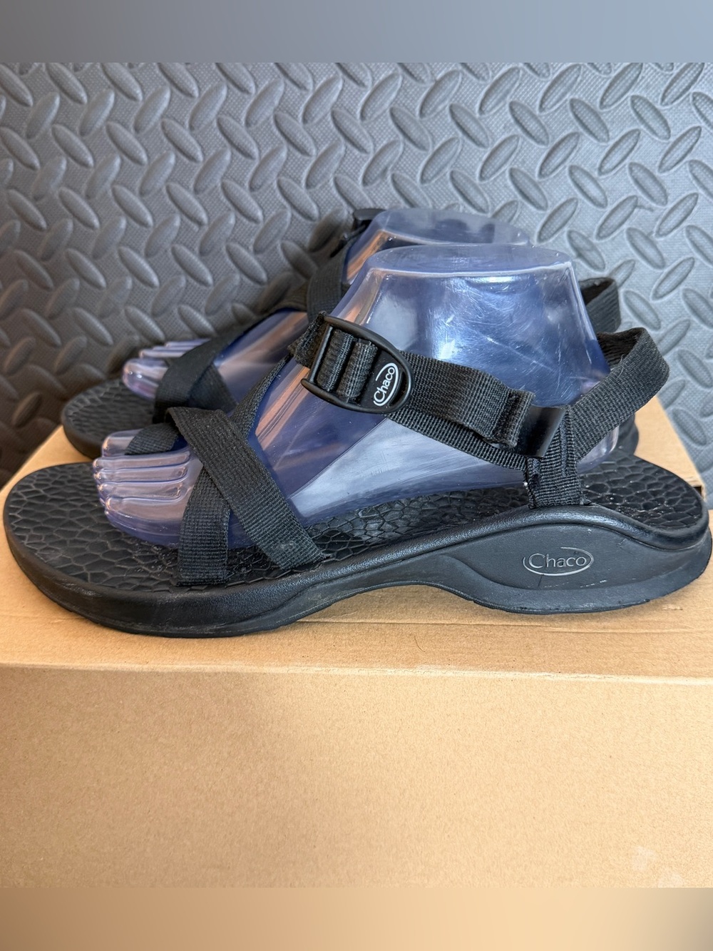 Chaco Womens Sport Sandals Updraft Black Size 12